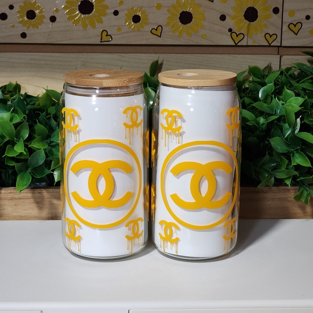 2 set of Frosted Glass tumbler